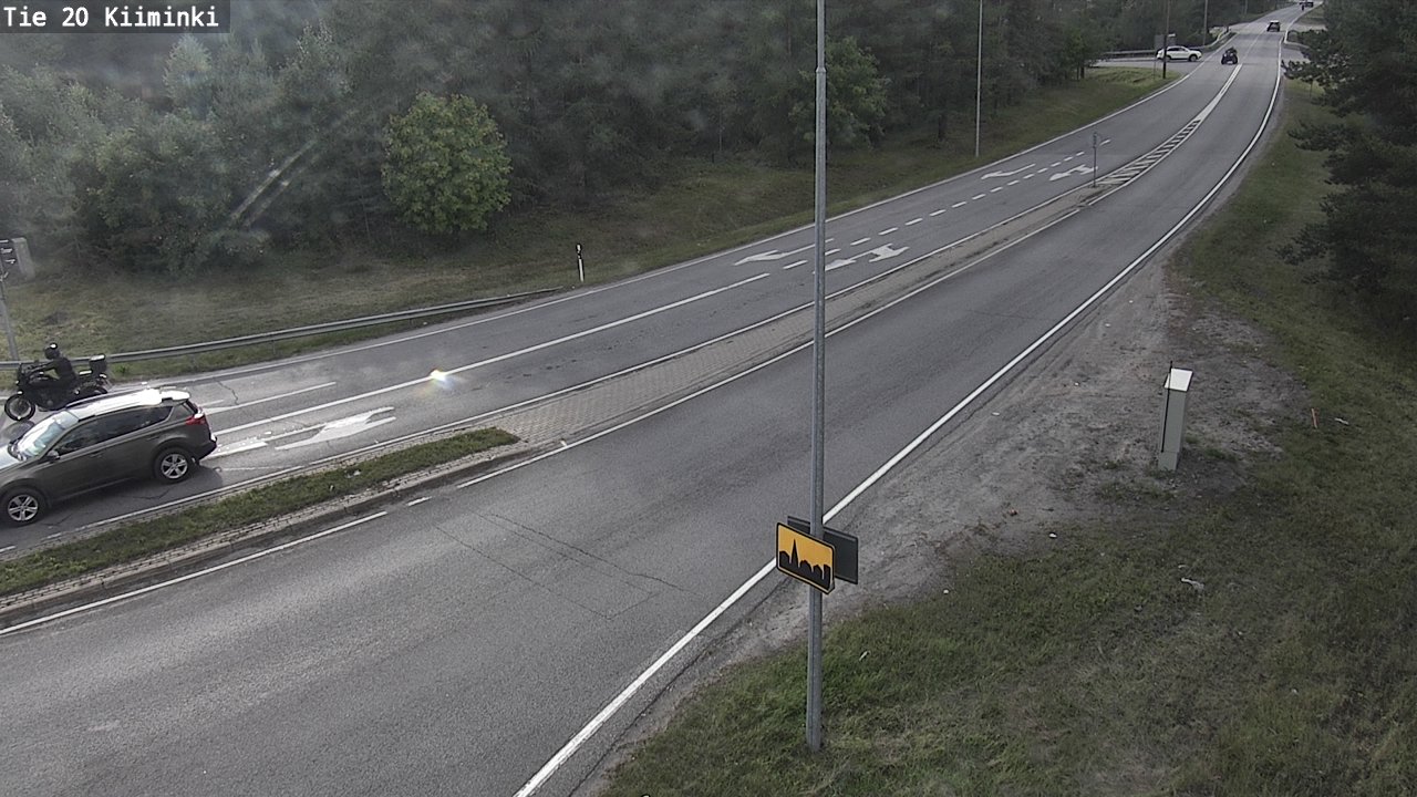 Weather Camera Image Road 20 Oulu Kiiminki, Oulu, Pohjois-Pohjanmaa