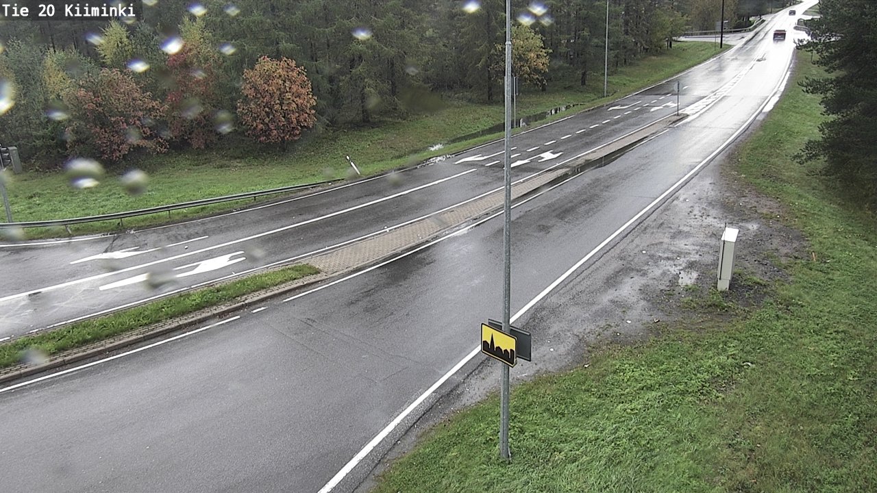 Weather Camera Image Road 20 Oulu Kiiminki, Oulu, Pohjois-Pohjanmaa