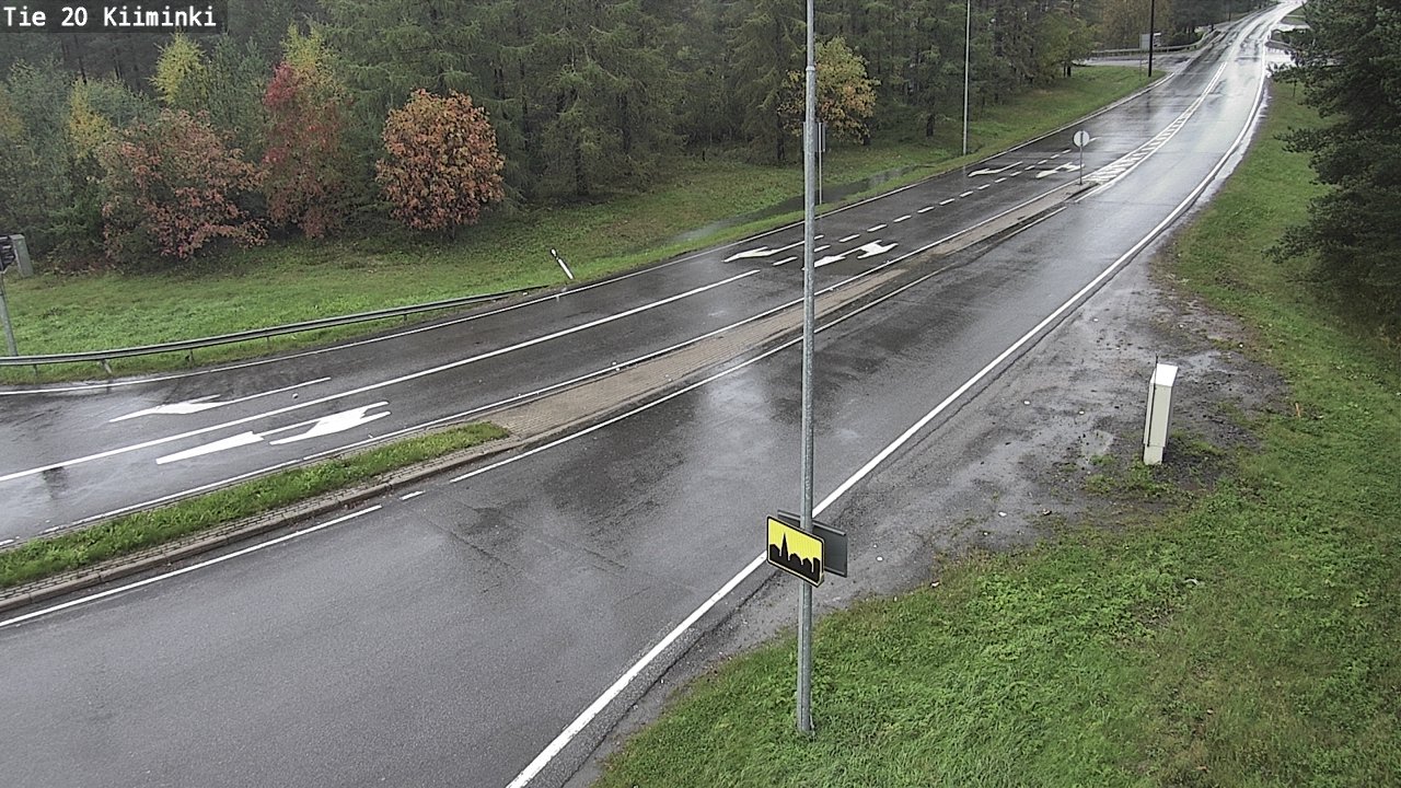 Weather Camera Image Road 20 Oulu Kiiminki, Oulu, Pohjois-Pohjanmaa