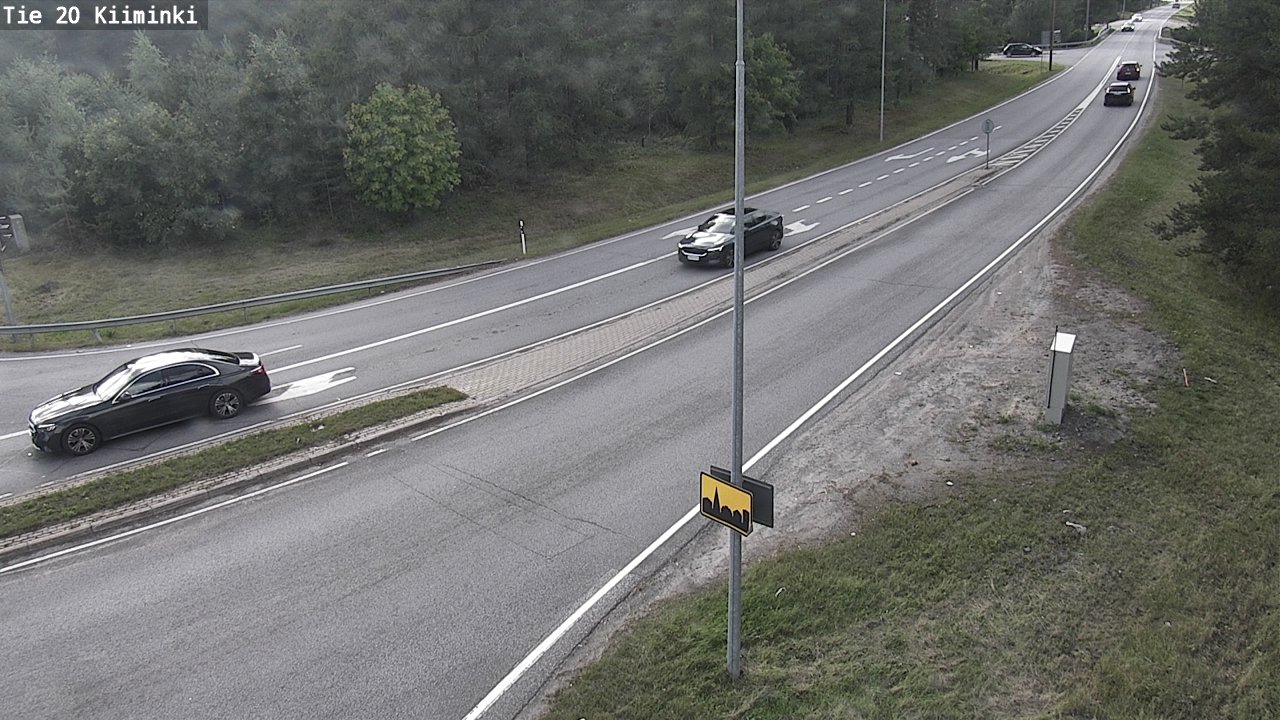 Weather Camera Image Road 20 Oulu Kiiminki, Oulu, Pohjois-Pohjanmaa