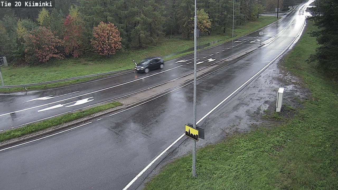 Weather Camera Image Road 20 Oulu Kiiminki, Oulu, Pohjois-Pohjanmaa