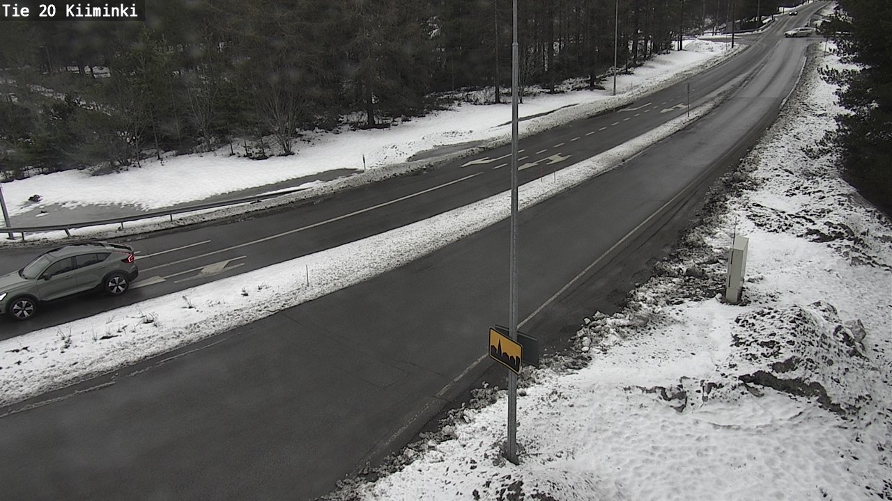 Weather Camera Image Road 20 Oulu Kiiminki, Oulu, Pohjois-Pohjanmaa