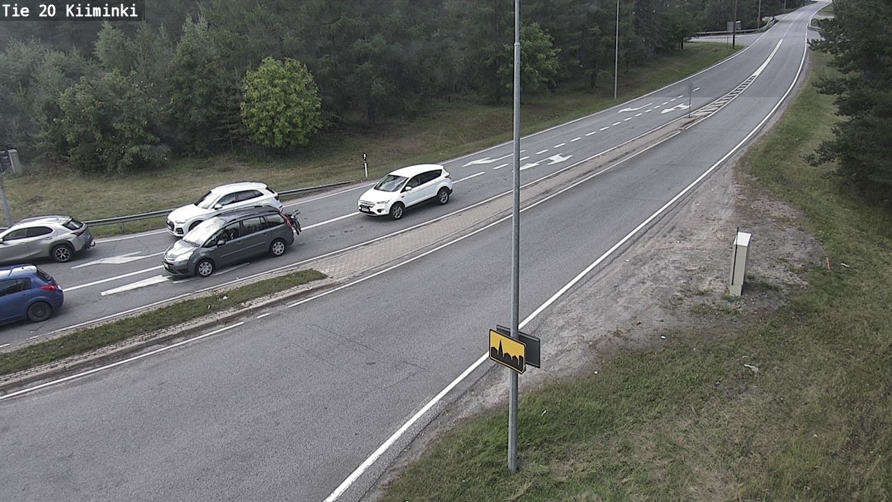 Weather Camera Image Road 20 Oulu Kiiminki, Oulu, Pohjois-Pohjanmaa