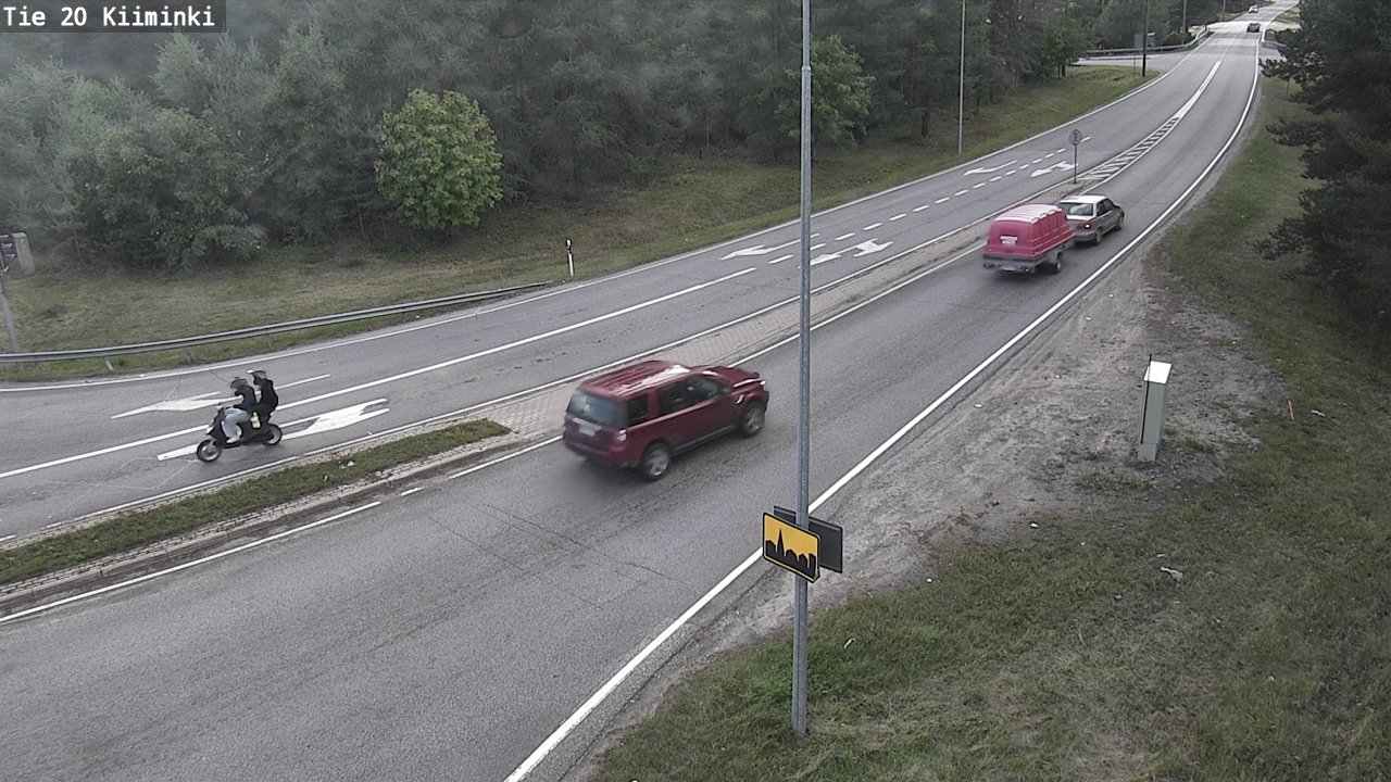 Weather Camera Image Road 20 Oulu Kiiminki, Oulu, Pohjois-Pohjanmaa