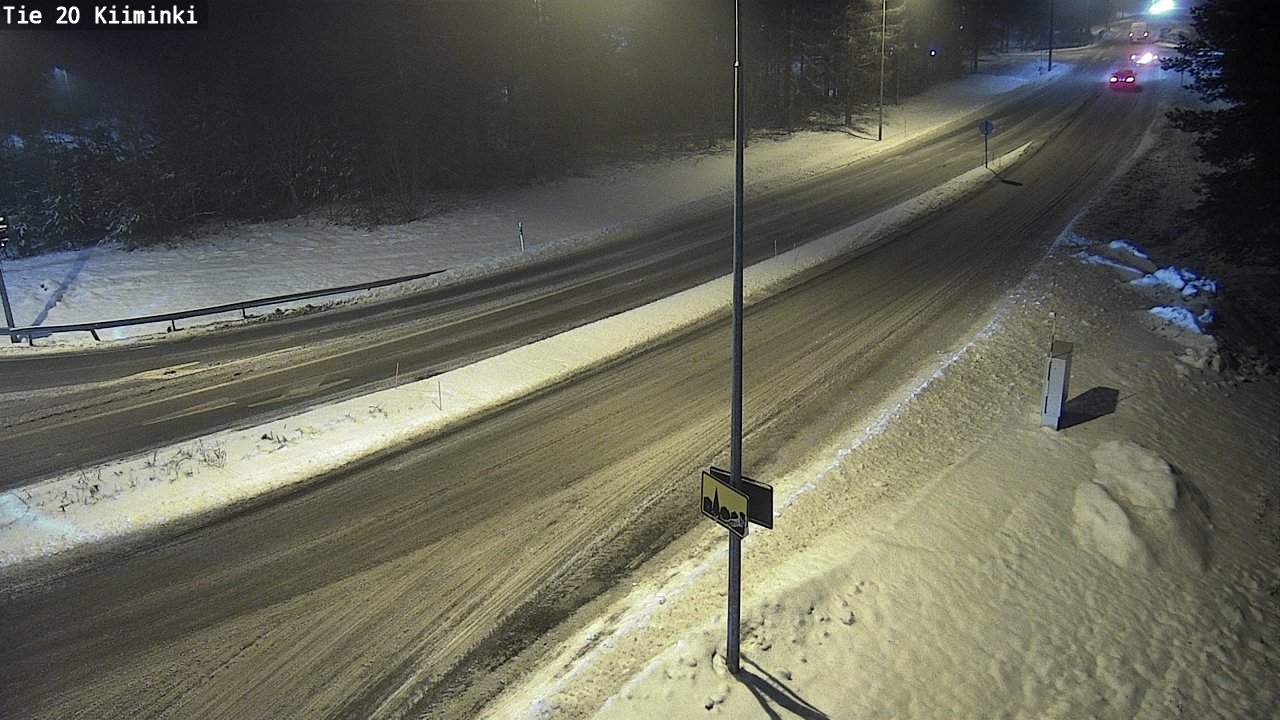 Weather Camera Image Road 20 Oulu Kiiminki, Oulu, Pohjois-Pohjanmaa