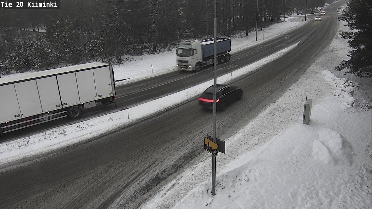 Weather Camera Image Road 20 Oulu Kiiminki, Oulu, Pohjois-Pohjanmaa