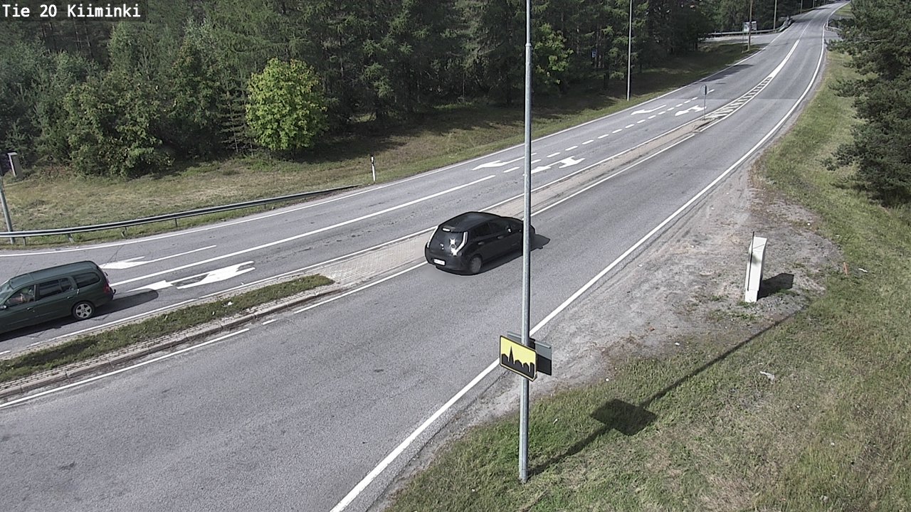Weather Camera Image Road 20 Oulu Kiiminki, Oulu, Pohjois-Pohjanmaa