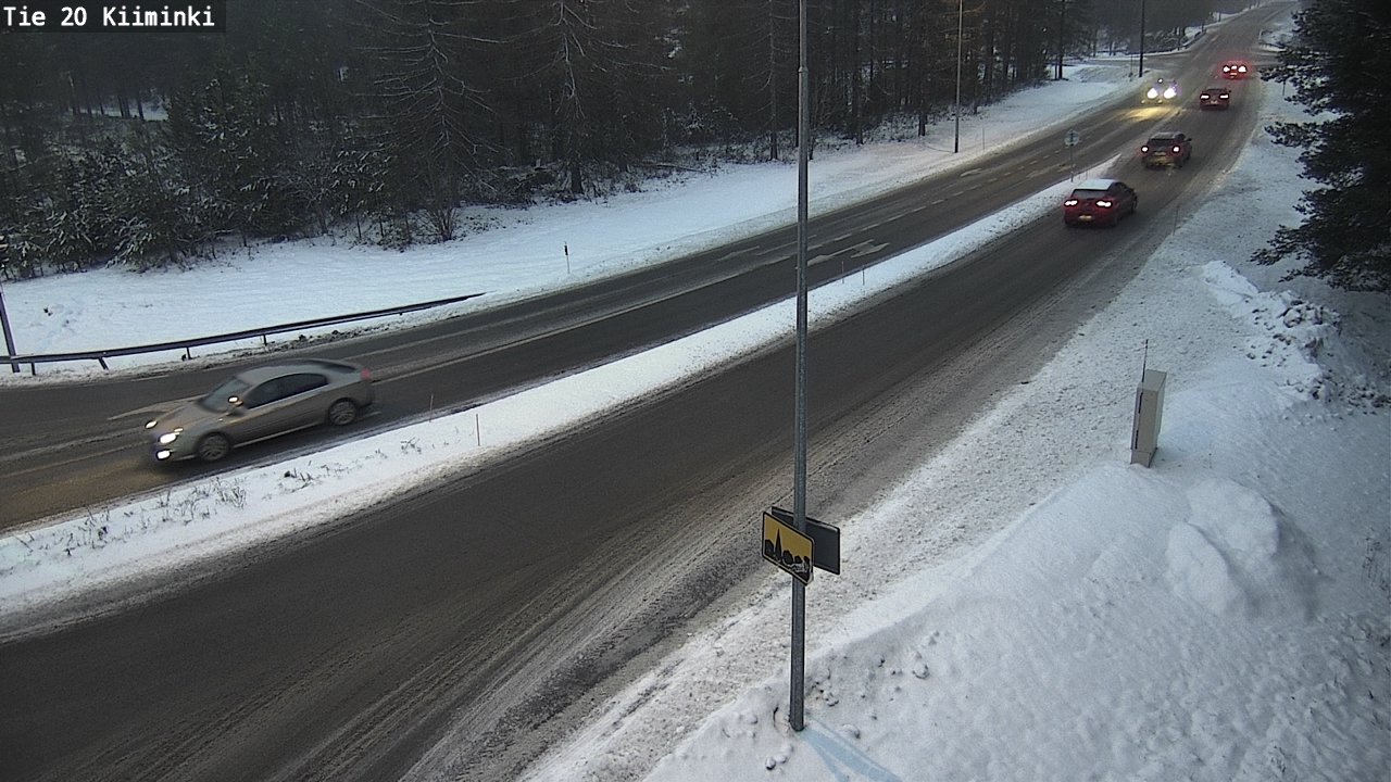 Weather Camera Image Road 20 Oulu Kiiminki, Oulu, Pohjois-Pohjanmaa