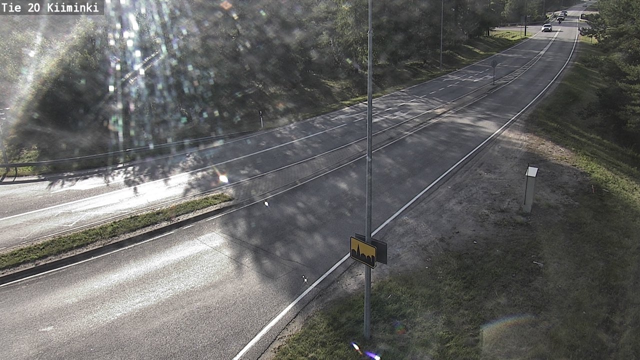 Weather Camera Image Road 20 Oulu Kiiminki, Oulu, Pohjois-Pohjanmaa