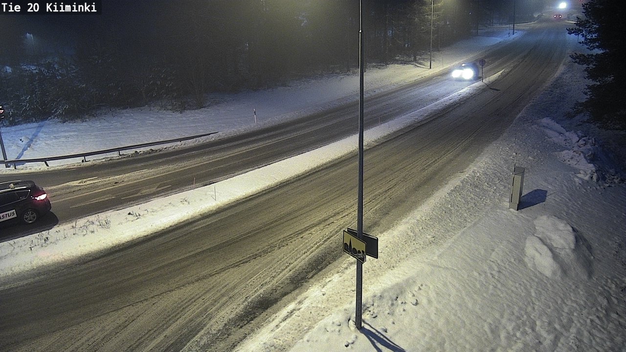 Weather Camera Image Road 20 Oulu Kiiminki, Oulu, Pohjois-Pohjanmaa