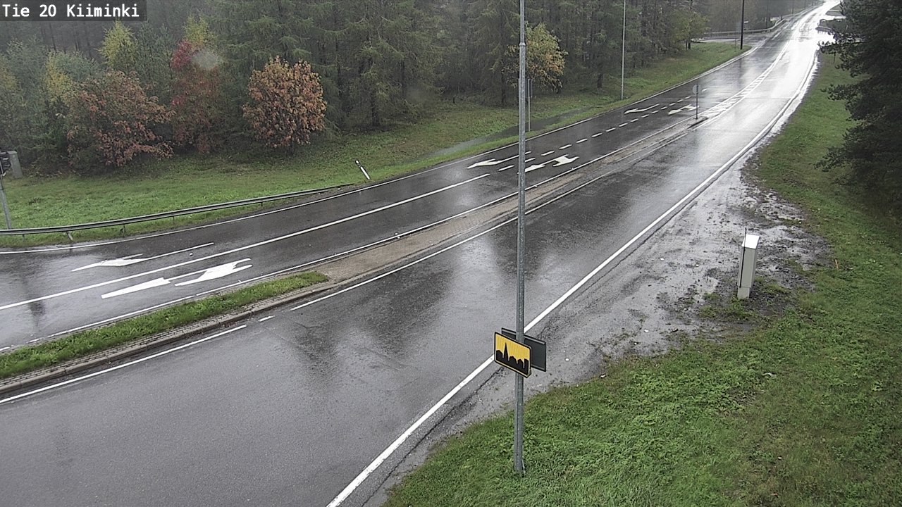 Weather Camera Image Road 20 Oulu Kiiminki, Oulu, Pohjois-Pohjanmaa