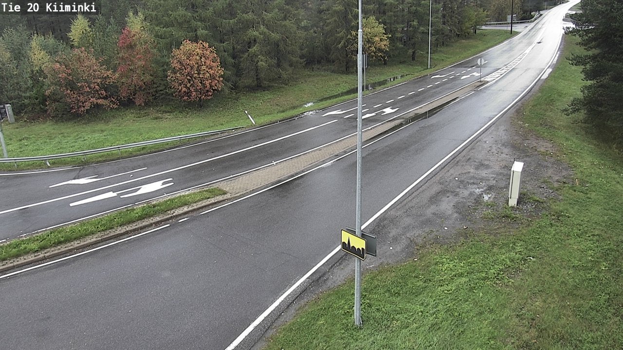 Weather Camera Image Road 20 Oulu Kiiminki, Oulu, Pohjois-Pohjanmaa