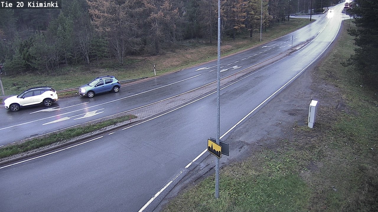 Weather Camera Image Road 20 Oulu Kiiminki, Oulu, Pohjois-Pohjanmaa