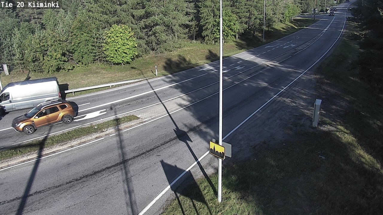 Weather Camera Image Road 20 Oulu Kiiminki, Oulu, Pohjois-Pohjanmaa