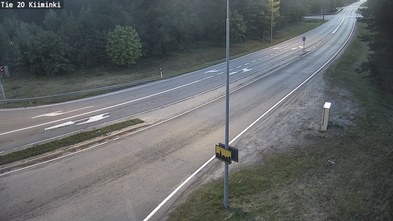 Weather Camera Image Road 20 Oulu Kiiminki, Oulu, Pohjois-Pohjanmaa
