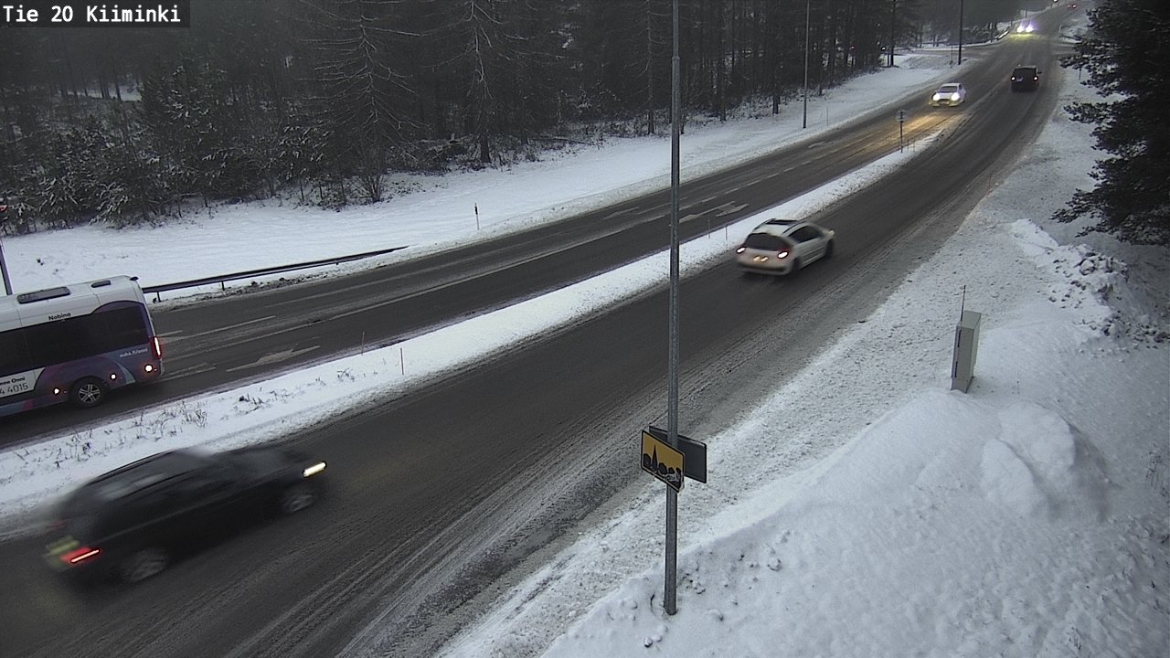 Weather Camera Image Road 20 Oulu Kiiminki, Oulu, Pohjois-Pohjanmaa