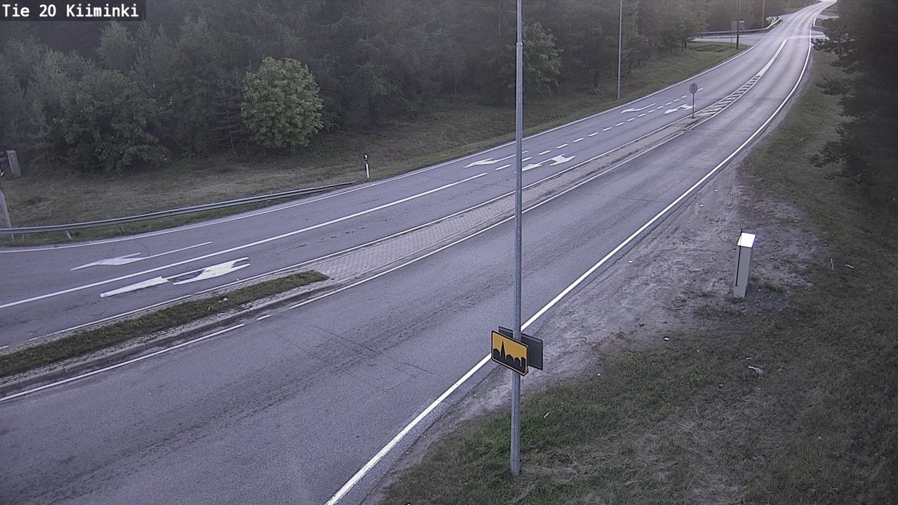 Weather Camera Image Road 20 Oulu Kiiminki, Oulu, Pohjois-Pohjanmaa