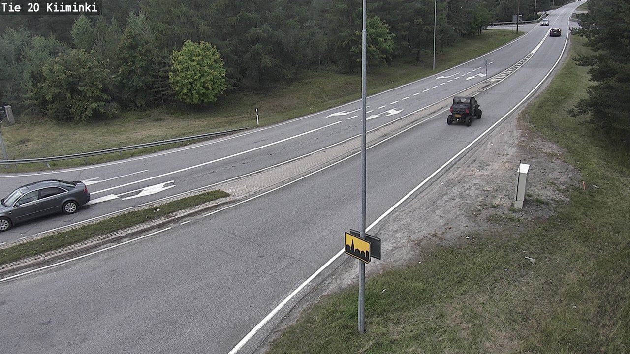 Weather Camera Image Road 20 Oulu Kiiminki, Oulu, Pohjois-Pohjanmaa