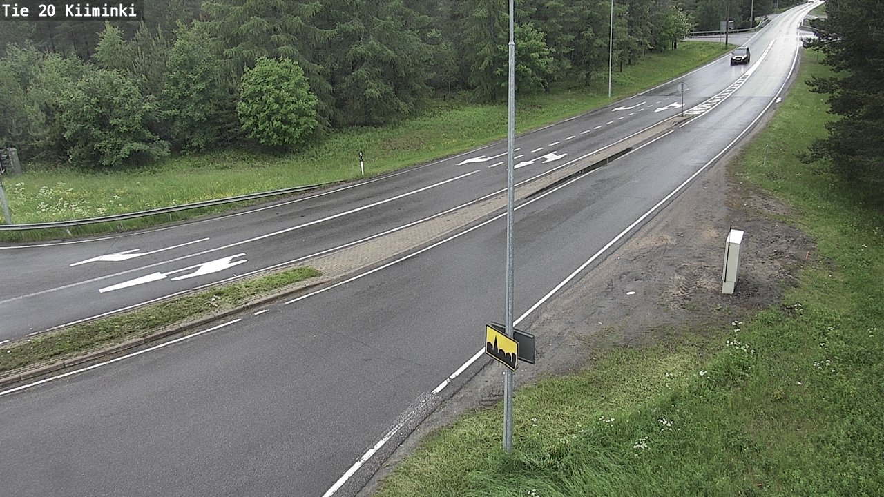 Weather Camera Image Road 20 Oulu Kiiminki, Oulu, Pohjois-Pohjanmaa
