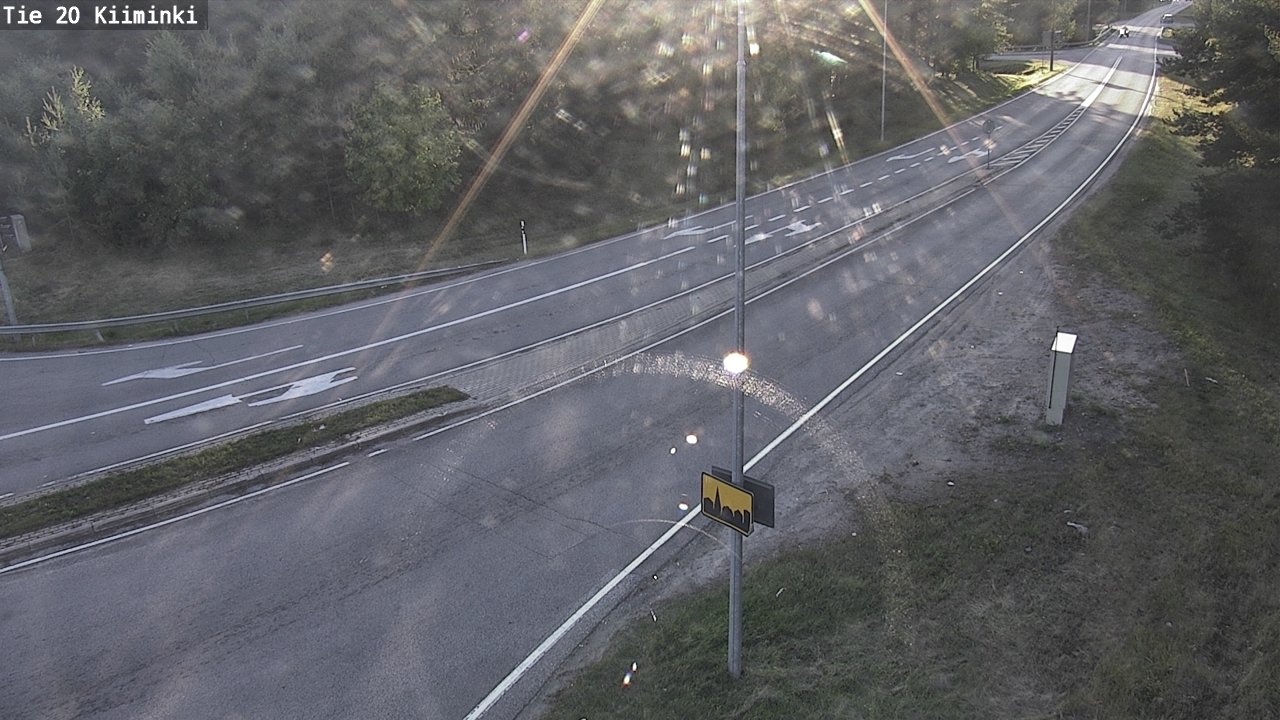 Weather Camera Image Road 20 Oulu Kiiminki, Oulu, Pohjois-Pohjanmaa