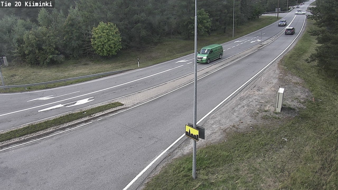 Weather Camera Image Road 20 Oulu Kiiminki, Oulu, Pohjois-Pohjanmaa