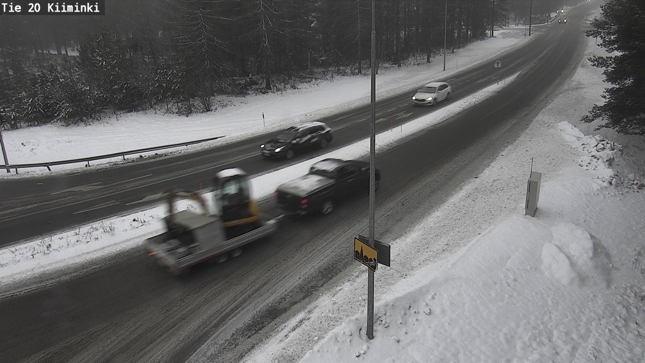Weather Camera Image Road 20 Oulu Kiiminki, Oulu, Pohjois-Pohjanmaa