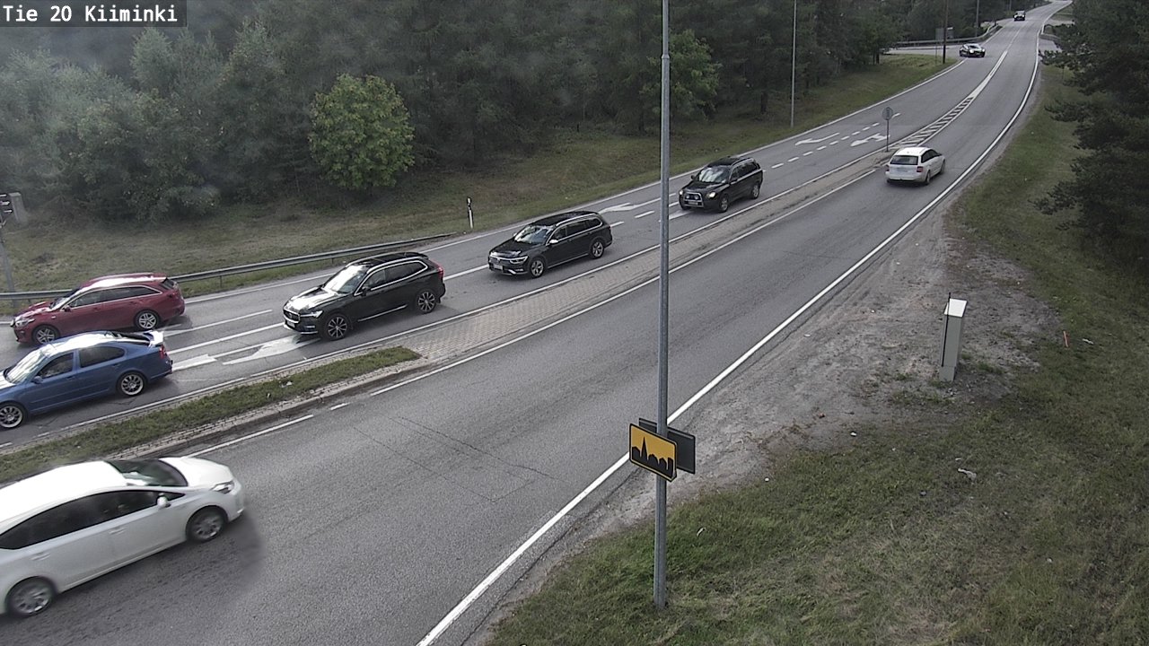 Weather Camera Image Road 20 Oulu Kiiminki, Oulu, Pohjois-Pohjanmaa