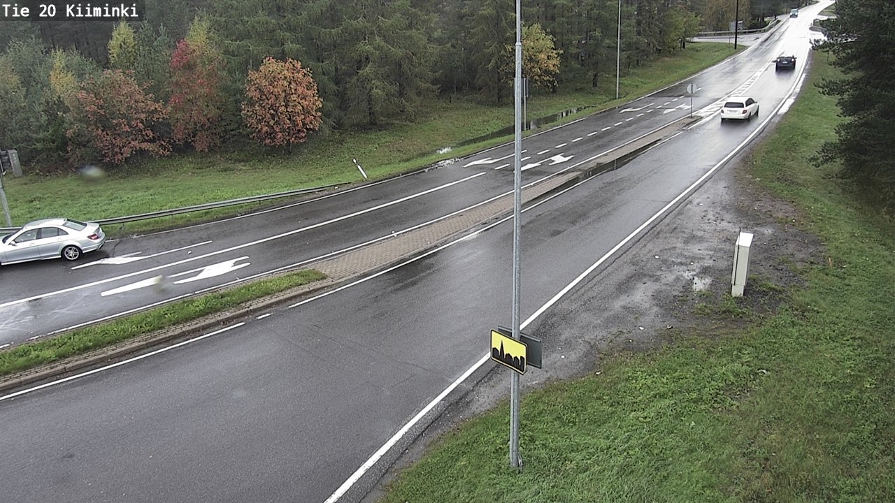 Weather Camera Image Road 20 Oulu Kiiminki, Oulu, Pohjois-Pohjanmaa