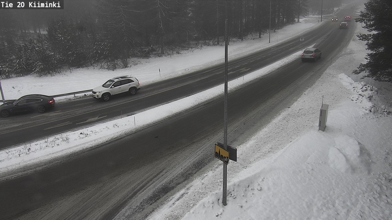 Weather Camera Image Road 20 Oulu Kiiminki, Oulu, Pohjois-Pohjanmaa