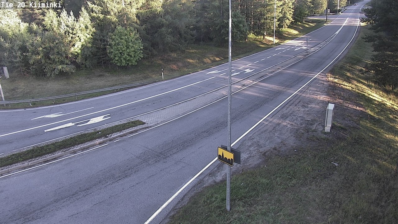 Weather Camera Image Road 20 Oulu Kiiminki, Oulu, Pohjois-Pohjanmaa