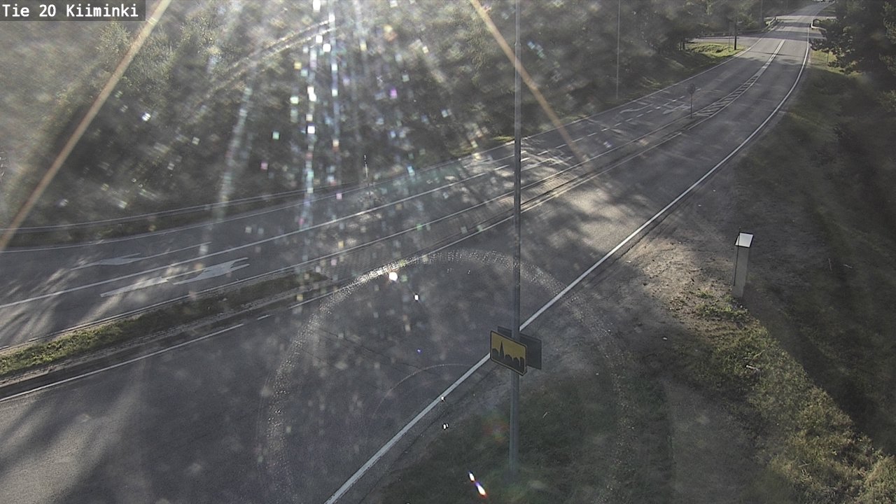 Weather Camera Image Road 20 Oulu Kiiminki, Oulu, Pohjois-Pohjanmaa