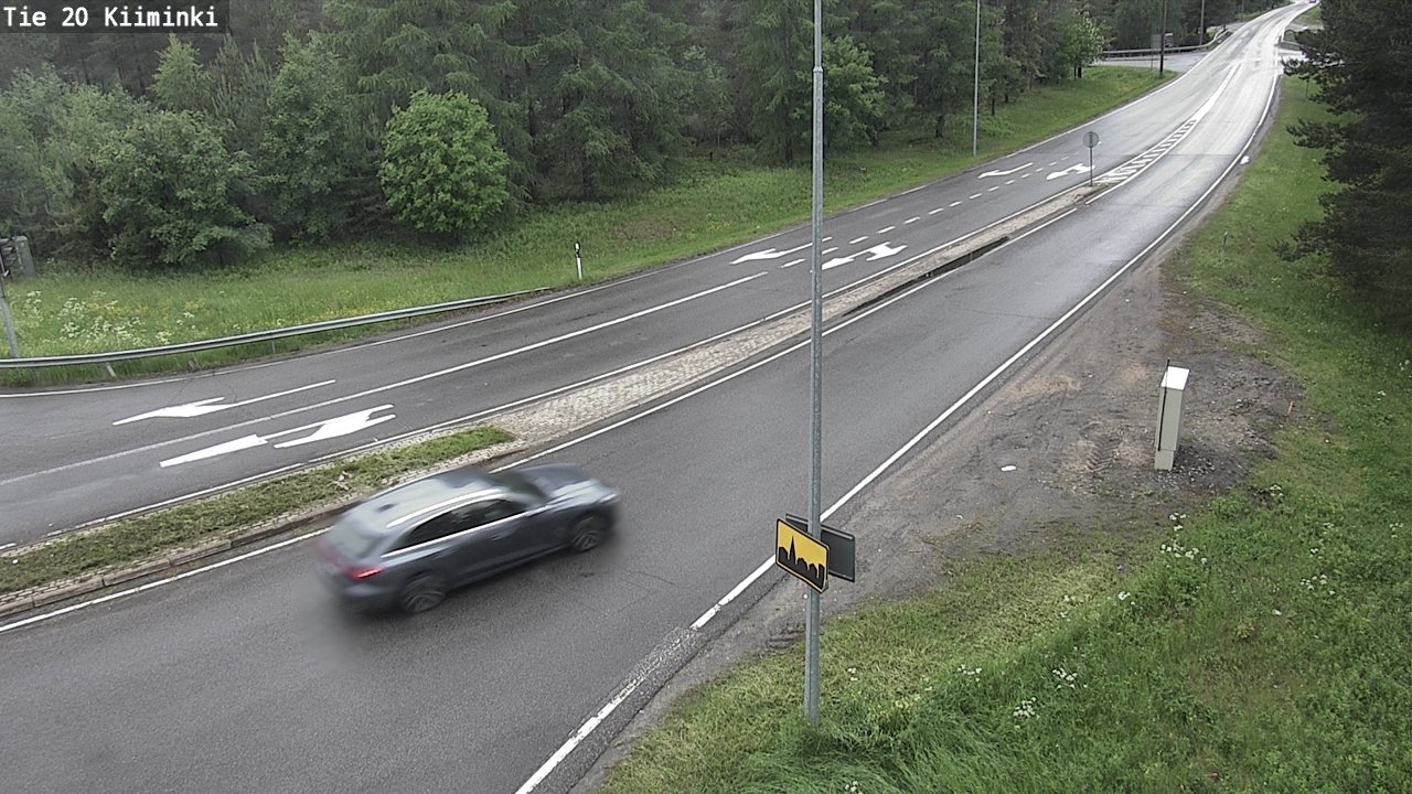 Weather Camera Image Road 20 Oulu Kiiminki, Oulu, Pohjois-Pohjanmaa