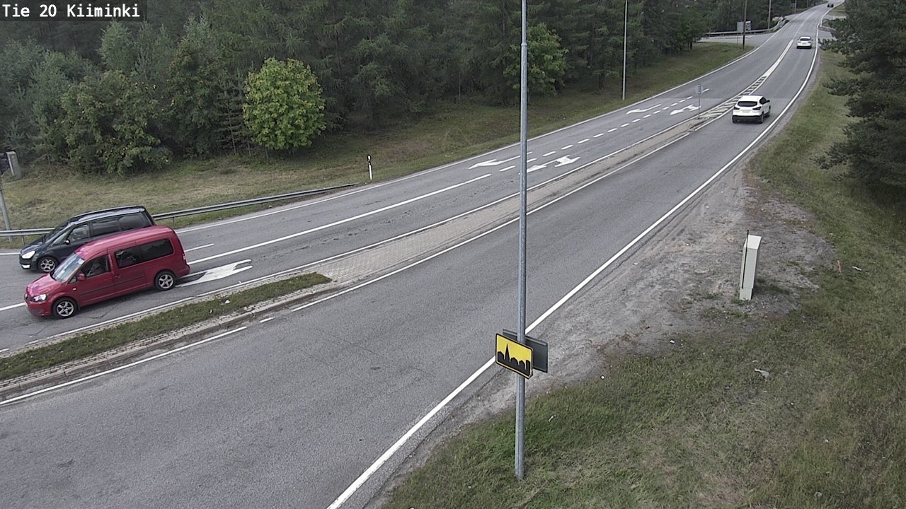Weather Camera Image Road 20 Oulu Kiiminki, Oulu, Pohjois-Pohjanmaa
