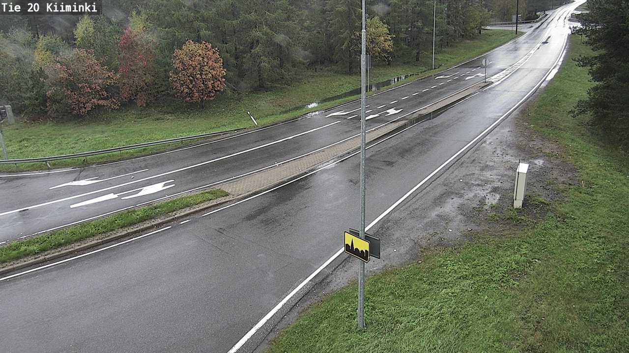 Weather Camera Image Road 20 Oulu Kiiminki, Oulu, Pohjois-Pohjanmaa