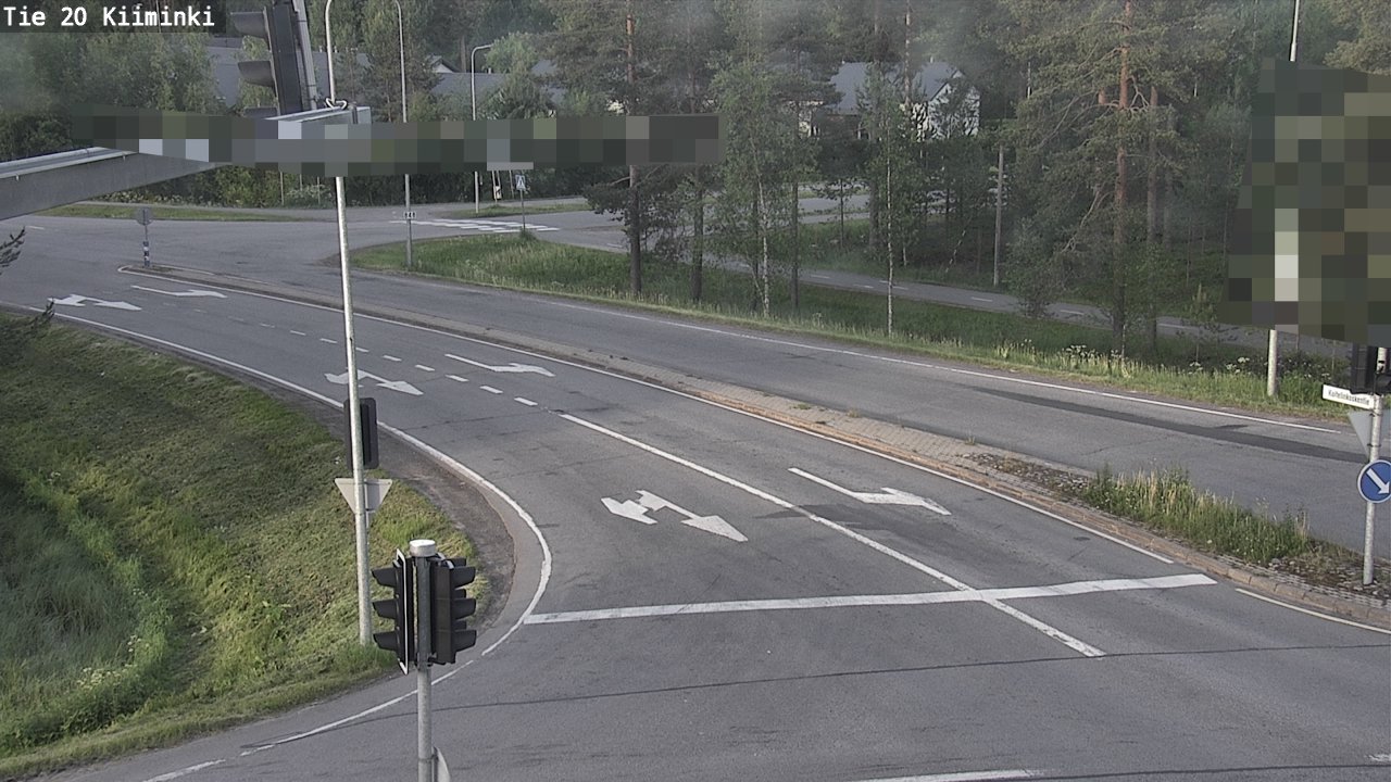 Weather Camera Image Väg 20 Uleåborg Kiiminki, Oulu, Pohjois-Pohjanmaa