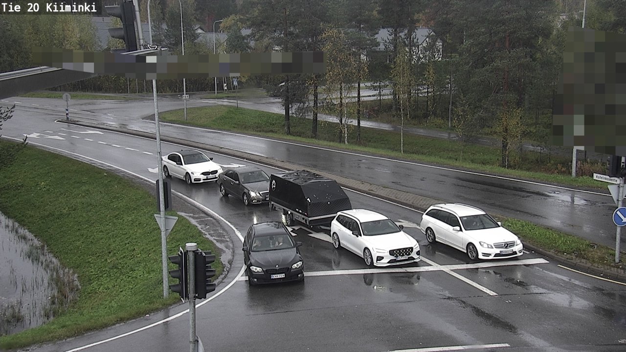 Weather Camera Image Road 20 Oulu Kiiminki, Oulu, Pohjois-Pohjanmaa