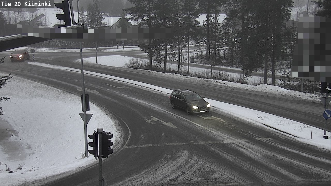 Weather Camera Image Road 20 Oulu Kiiminki, Oulu, Pohjois-Pohjanmaa