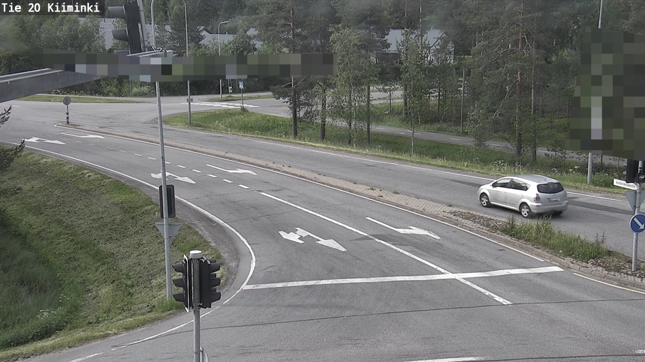 Weather Camera Image Väg 20 Uleåborg Kiiminki, Oulu, Pohjois-Pohjanmaa