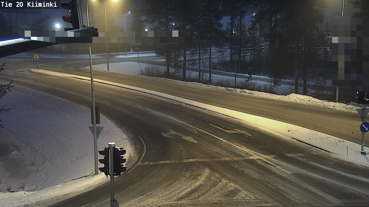 Weather Camera Image Road 20 Oulu Kiiminki, Oulu, Pohjois-Pohjanmaa