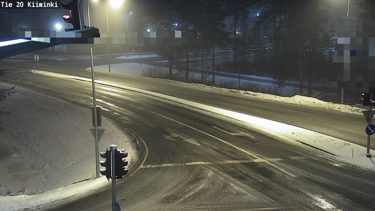 Weather Camera Image Road 20 Oulu Kiiminki, Oulu, Pohjois-Pohjanmaa
