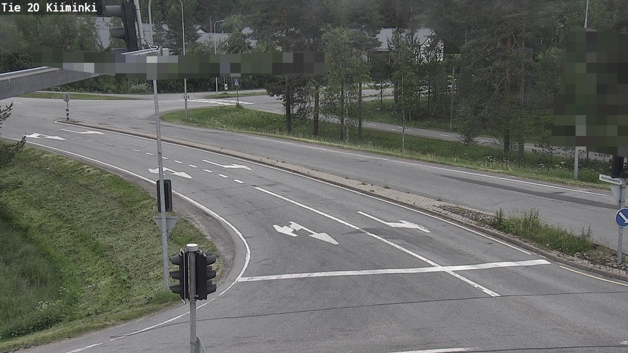 Weather Camera Image Väg 20 Uleåborg Kiiminki, Oulu, Pohjois-Pohjanmaa