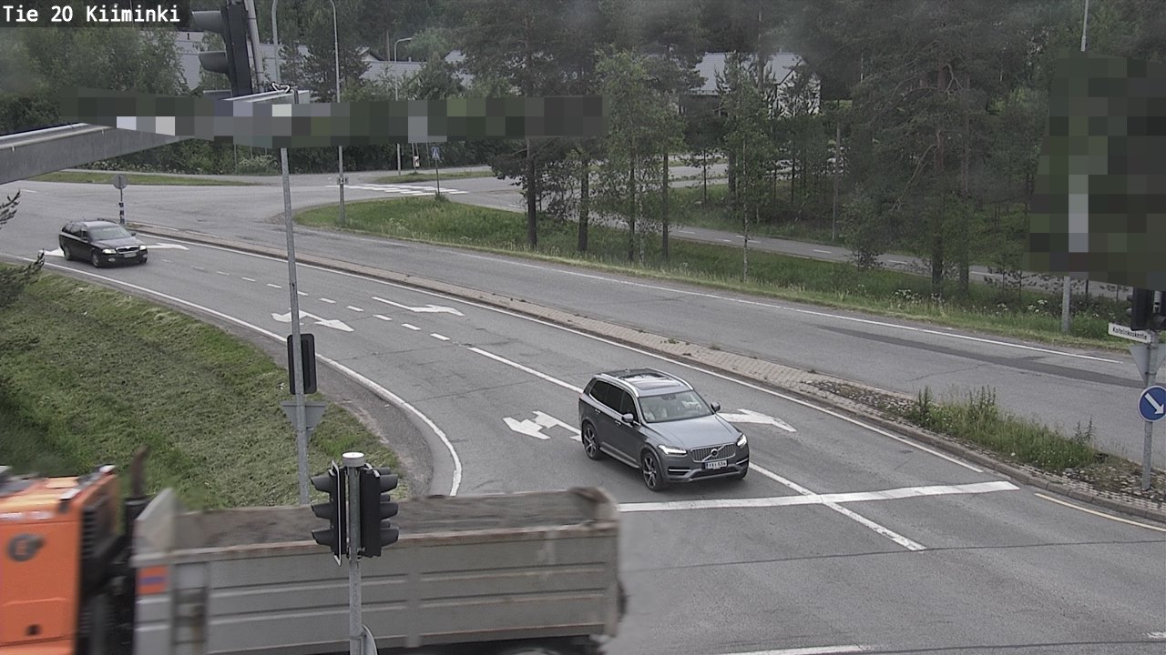 Weather Camera Image Väg 20 Uleåborg Kiiminki, Oulu, Pohjois-Pohjanmaa