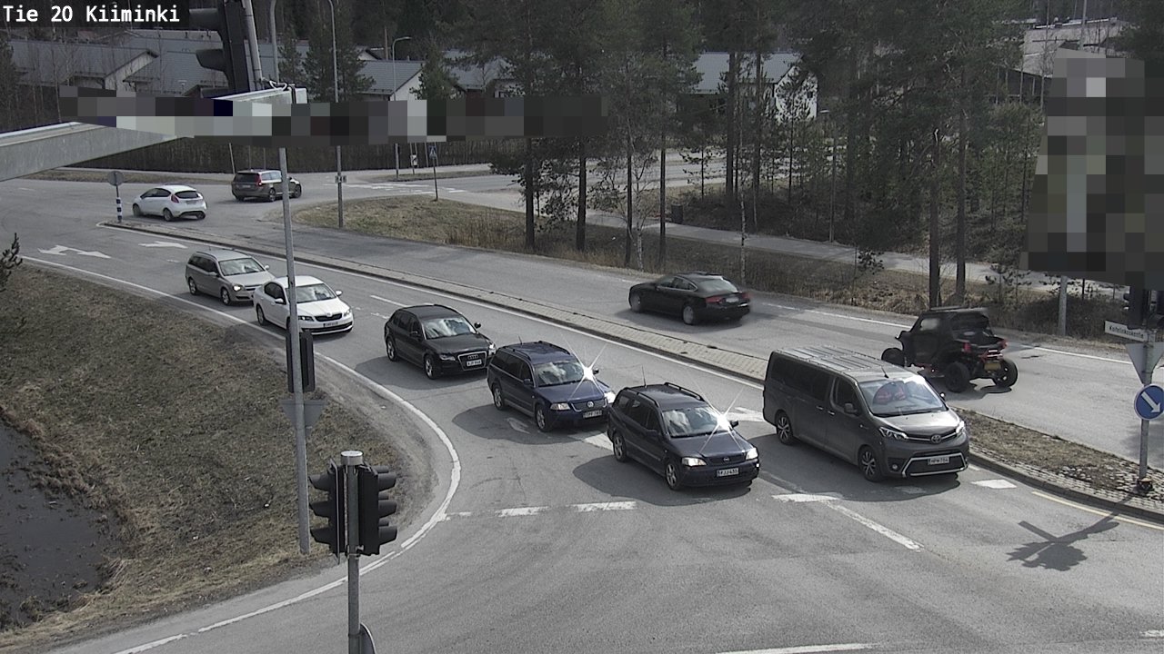 Weather Camera Image Road 20 Oulu Kiiminki, Oulu, Pohjois-Pohjanmaa