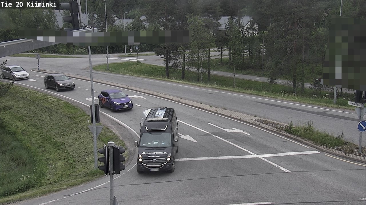 Weather Camera Image Väg 20 Uleåborg Kiiminki, Oulu, Pohjois-Pohjanmaa