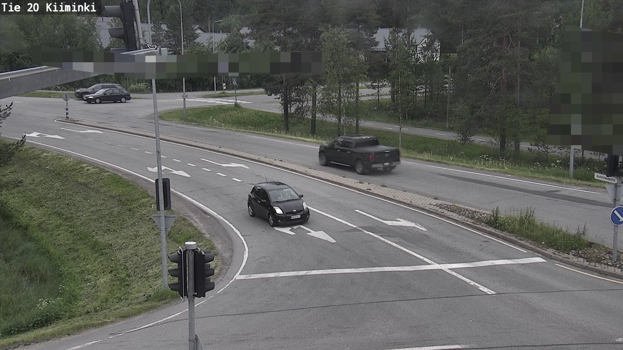 Weather Camera Image Väg 20 Uleåborg Kiiminki, Oulu, Pohjois-Pohjanmaa