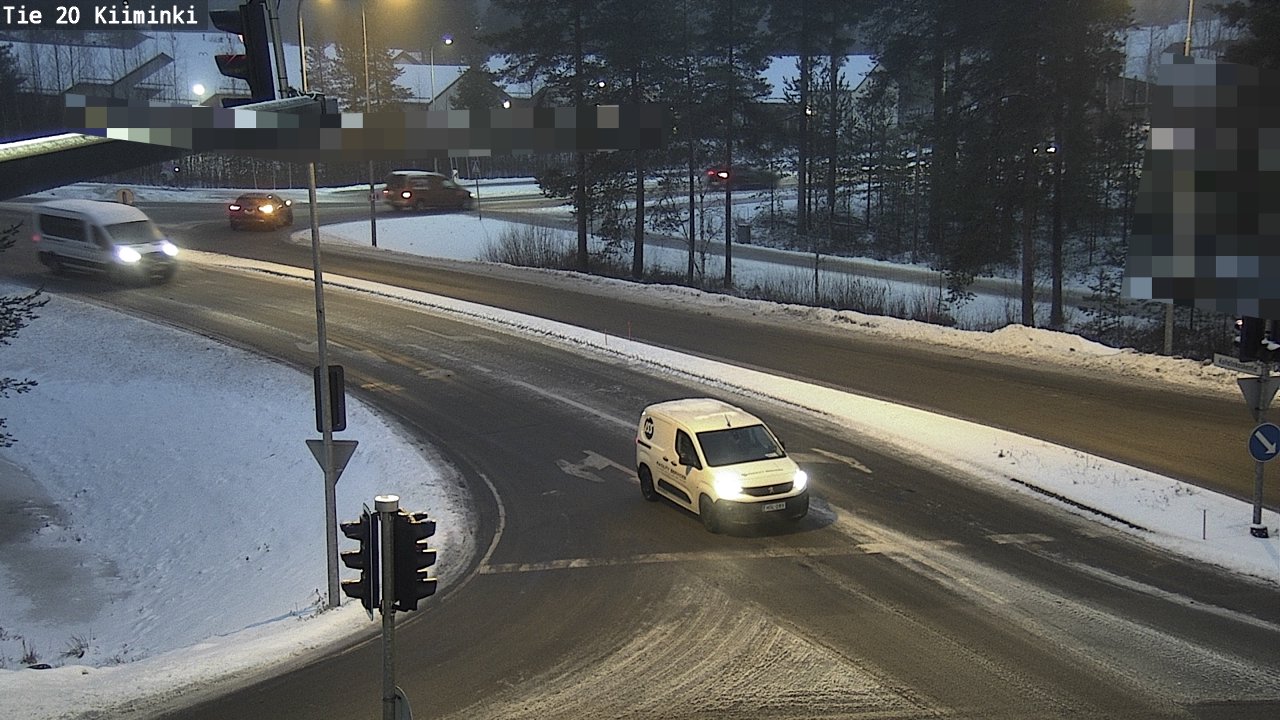 Weather Camera Image Road 20 Oulu Kiiminki, Oulu, Pohjois-Pohjanmaa