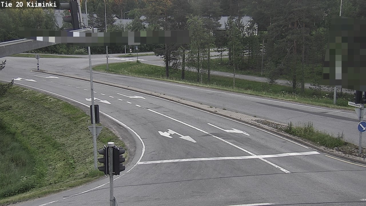 Weather Camera Image Väg 20 Uleåborg Kiiminki, Oulu, Pohjois-Pohjanmaa