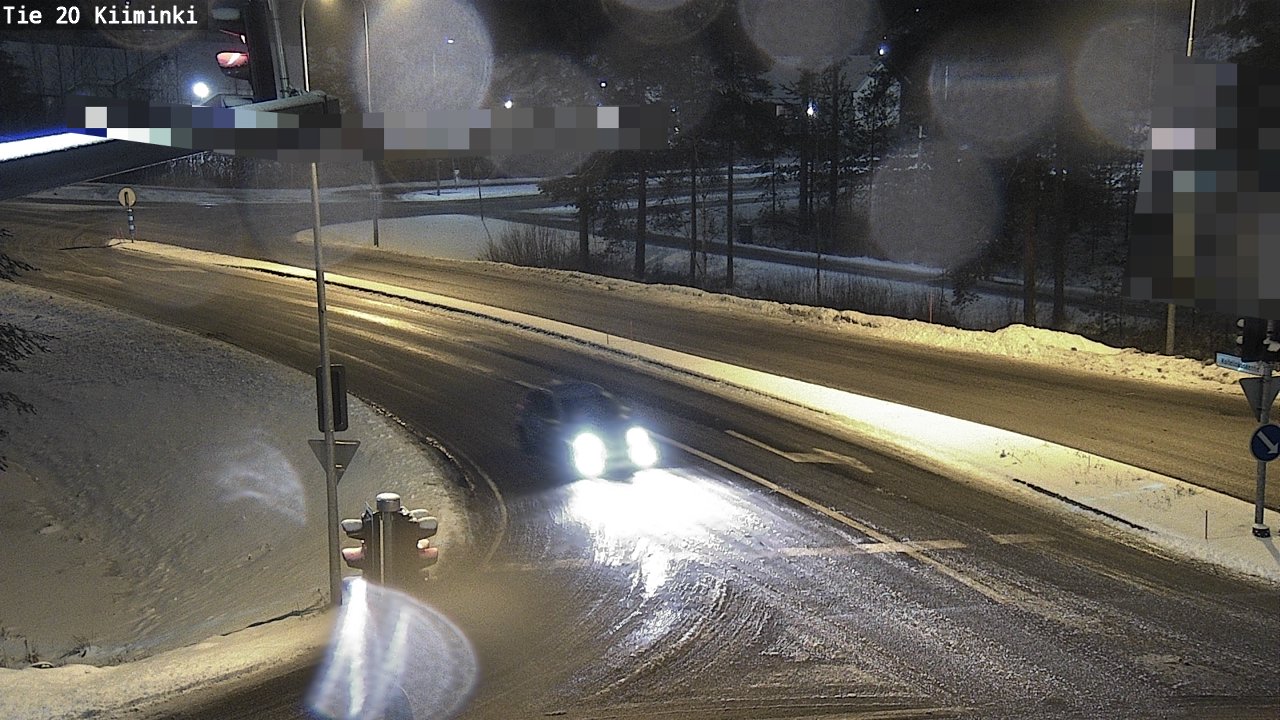 Weather Camera Image Road 20 Oulu Kiiminki, Oulu, Pohjois-Pohjanmaa
