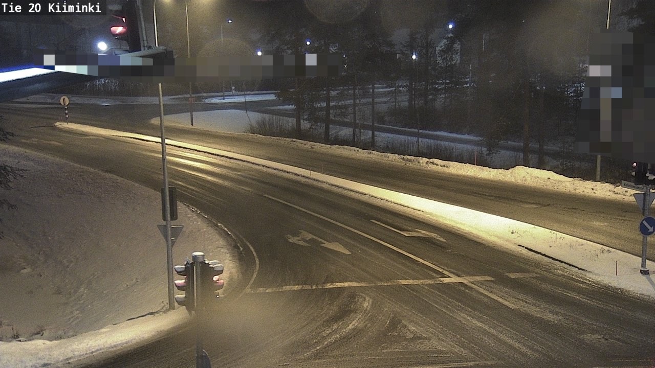 Weather Camera Image Road 20 Oulu Kiiminki, Oulu, Pohjois-Pohjanmaa