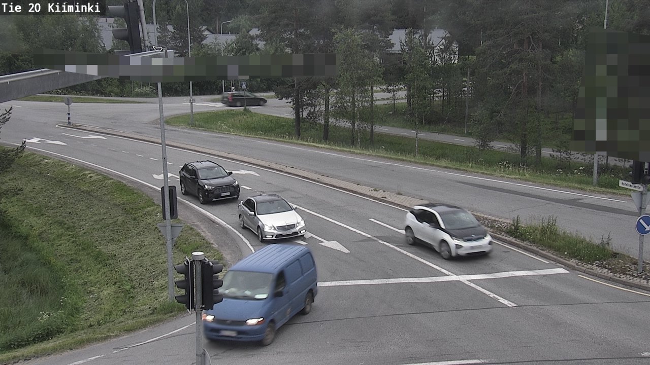 Weather Camera Image Väg 20 Uleåborg Kiiminki, Oulu, Pohjois-Pohjanmaa
